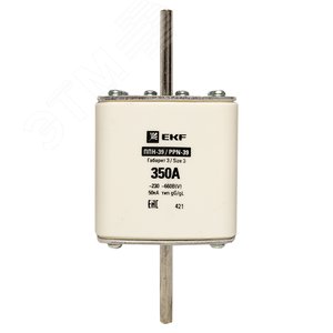 Вставка плавкая ППН-39 630/350А габарит 3 - фото 3