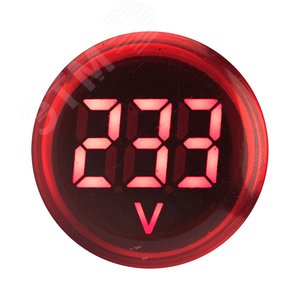 Индикатор значения напряжения красный ED16-22VD PROxima ed16-22vd-r EKF - 2