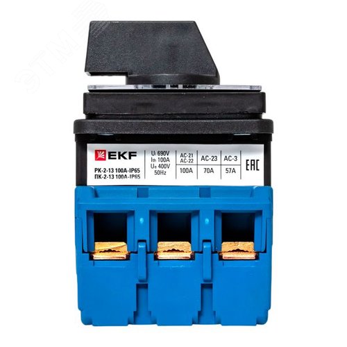 Переключатель кулачковый ПК-2-13 100А 3P ВКЛ-ВЫКЛ IP65 EKF - фото 6