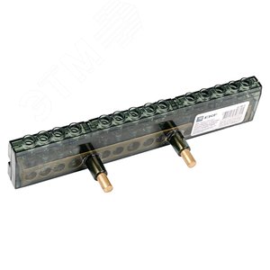 Изображение товара Дополнительная шина (14 отв.) для подключения к верхнему полюсу блока распределительного (кросс-модуль) 160A PROxima (шт)