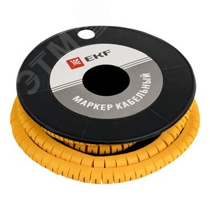 Маркер кабельный 6,0 мм2 L'' (350 шт.) (ЕС-3) KF PROxima - фото 3