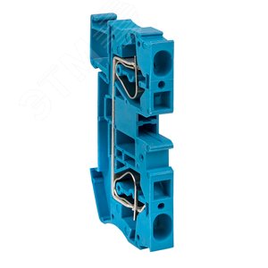 Клемма проходная пружинная ST 4 мм2 синяя EKF - фото 2
