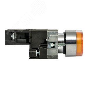 Кнопка BA51 с подсветкой 230В желтая NO IP65 PROxima - фото 2