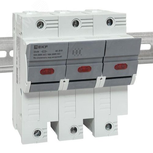 Предохранитель-разъединитель DF 22х58 3Р (тип ПВЦ) - фото 2