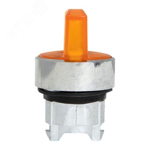 Исполнительный механизм переключателя SB4 желтый на 3 положения с фиксацией, с подсветкой с короткой ручкой IP65 - фото 5