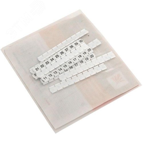 Маркеры для ST/Push-in 2,5 с нумерацией 1-50 для крепления сбоку (100 шт.) EKF - фото 4