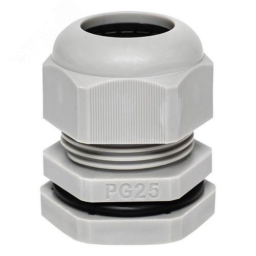 Изображение товара Сальник PG25 IP54 (2 шт) d отв. 31 мм / d провод. 16-21 мм PROxima (упак.)