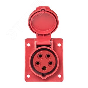 Розетка кабельная 16А 3Р+N+Е IP44 скрытая 380В 415 - фото 3