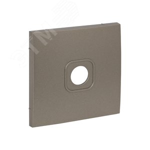 Валенсия лицевая панель розетки TV 1-местная 75Ом 5-862МГц кашемир - фото 2