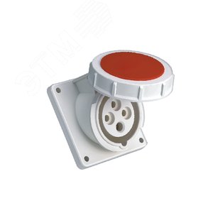 Розетка стационарная внутренняя угловая 4342 3Р+РЕ 63А 380В IP67 PROxima - фото 1