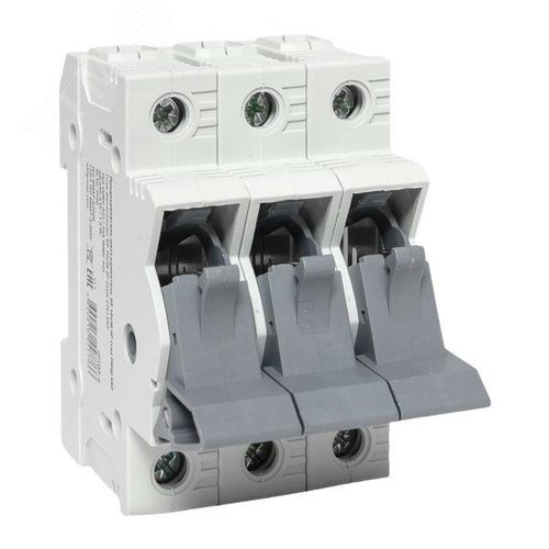 Предохранитель-разъединитель DF 10х38 3Р (тип ПВЦ) - фото 3