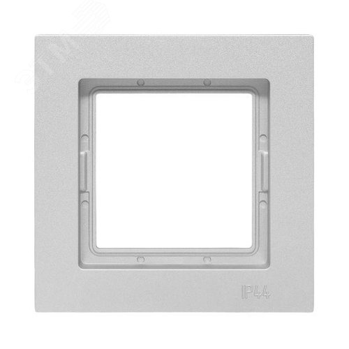Эпика Рамка 1-местная IP44 алюминий пластик EKF - фото 2