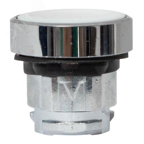 Исполнительный механизм кнопки XB4 белый плоский возвратный без фиксации, без подсветки IP65 - фото 4