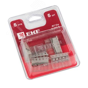 Строительно-монтажная клемма СМК 2273-245 (с пастой) 5 отверстий 0,5-2.5 мм2 блистер (5шт.) PROxima - фото 1