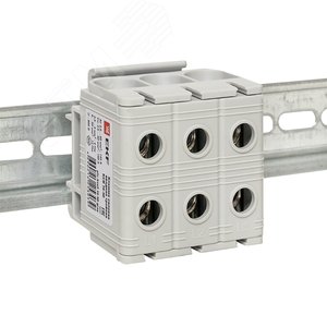 Клемма силовая вводная тройная КСВ 16-50 серая PROxima - фото 3