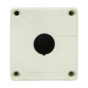Корпус кнопочный 1 кнопка КП101 пластиковый белый cpb-101-w EKF - 2
