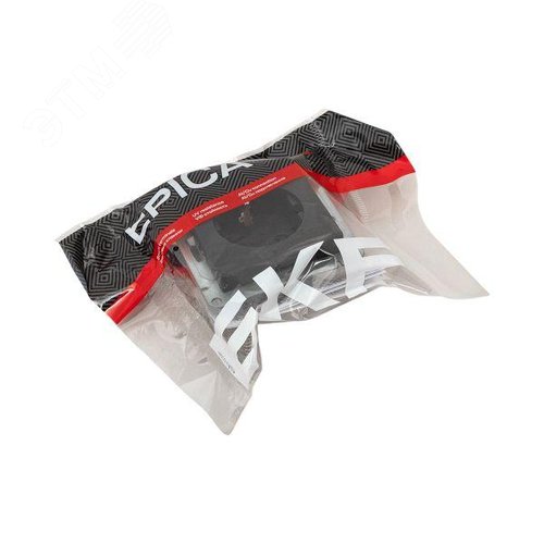 Эпика Механизм розетки 16А с заземлением со шторками черный EKF - фото 10