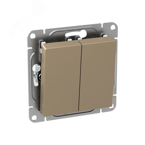 Механизм выключателя жалюзи. шампань Эпика EKF - фото 2