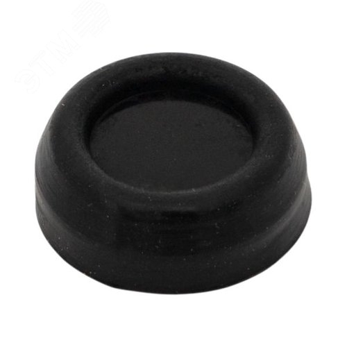 Силиконовый колпачок черный для плоской кнопки XB4 - фото 1