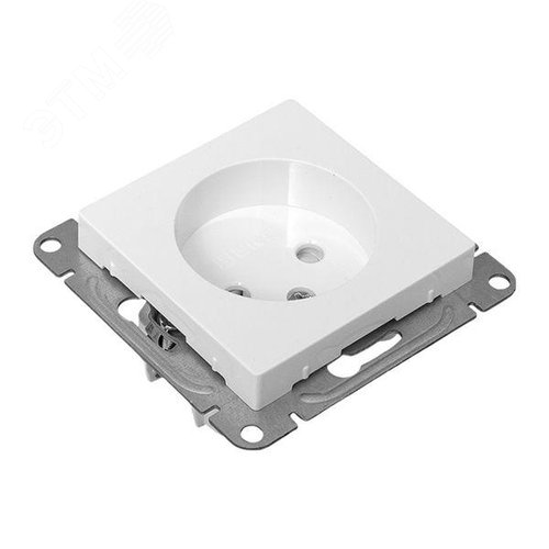 Эпика Механизм розетки 16А без заземления со шторками белый EKF - фото 8