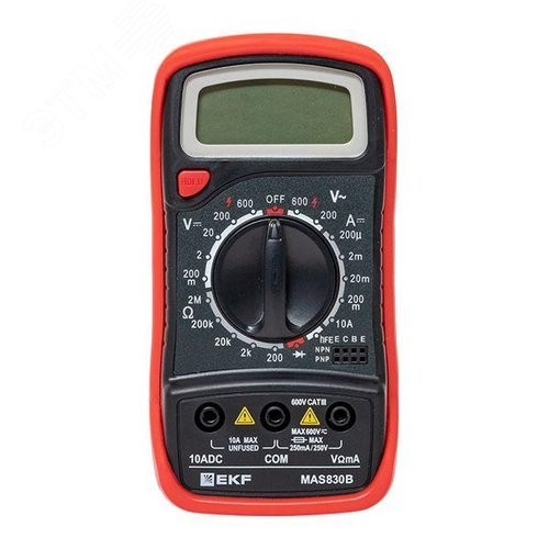 Мультиметр цифровой MAS830B EKF Master - фото 2