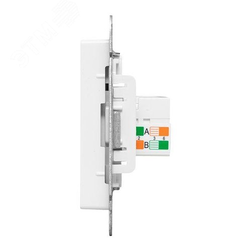 Эпика Механизм розетки RJ45 (cat5) белый EKF - фото 5