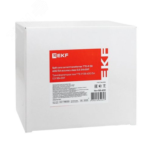 Трансформаторов тока ТТЕ-Р 58 600/5А 0,5 5ВА EKF - фото 11