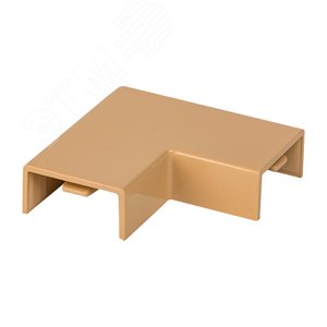 Поворот 90 градусов (20х10) (4 шт) Plast под светлое дерево - фото 1