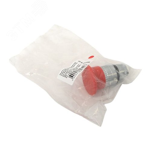 Механизм кнопки исполнительный XB4 Грибок красный с фиксацией без подсветки IP65 - фото 8