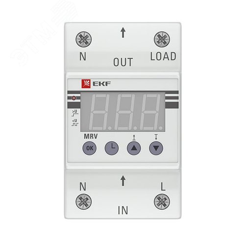 Реле напряжения с дисплеем MRV 63A PROxima - фото 2