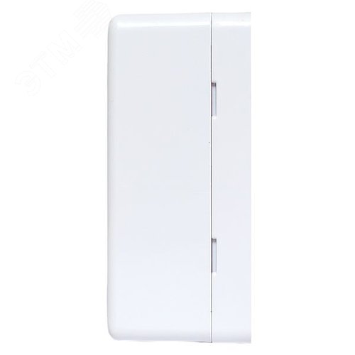 Корпус настенной розетки TERACOM PRO на 2 модуля Keystone со шторками и маркерами белый - фото 5