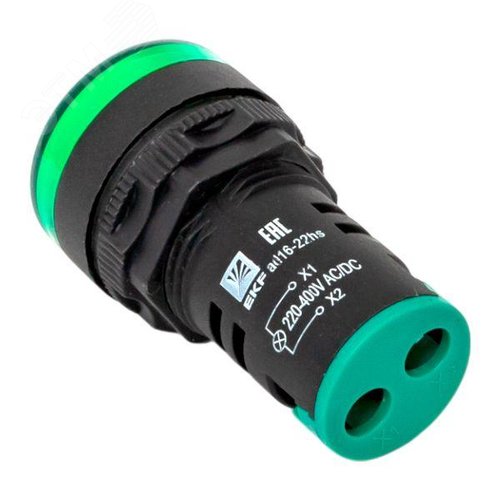 Матрица светодиодная AD16-22HS зеленый 220-400 В AC/DC - фото 7