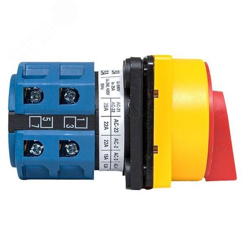 Переключатель кулачковый ПК-1-22 25А 2P 1-0-2 с блокировкой IP65 PROxima - фото 3