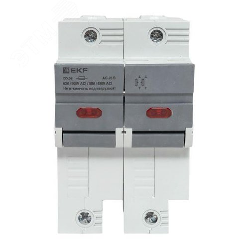 Предохранитель-разъединитель DF 22х58 2Р (тип ПВЦ) - фото 4