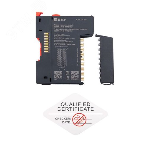 Модуль расширения аналоговых сигналов GL200-AO8 D-CARD - фото 13