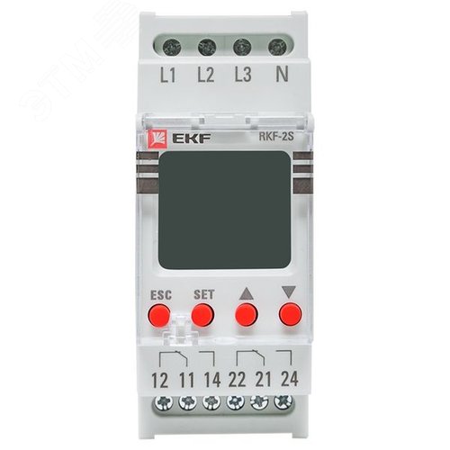 Реле контроля фаз с LCD дисплеем с нейтралью - фото 5