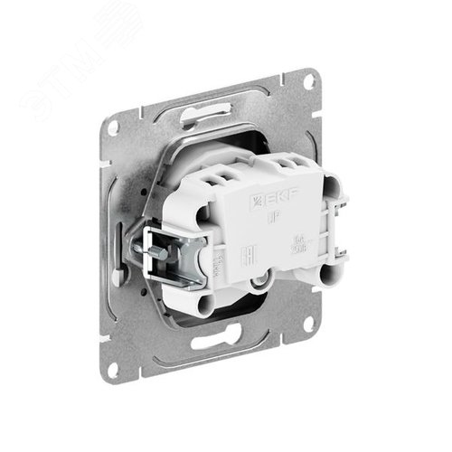 Механизм розетки  16А  без заземления  без шторок  шампань Эпика EKF - фото 3