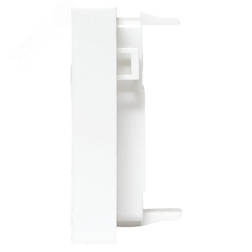 Вставка розеточная TERACOM PRO 45x45мм формат Mosaic на 1 модуль Keystone со шторкой и маркером белая - фото 6