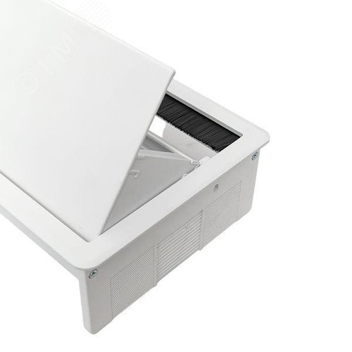 Встраиваемый настольный розеточный блок выдвижной, 8 модулей, белый, C-Line - фото 15