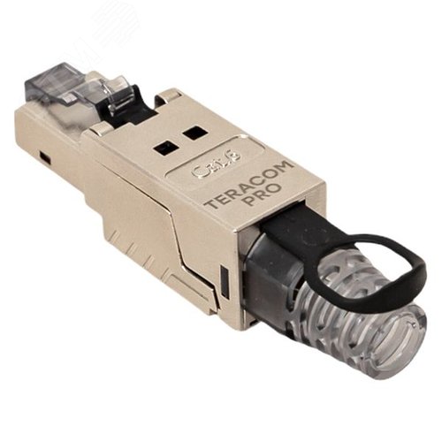Коннектор TERACOM PRO полевой заделки RJ-45 (8P8C) экран. STP для каб. Cat.6 - фото 6