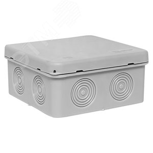 Коробка распаячная КМР-030-035 пылевлагозащищенная без мембранных вводов (80х80х50) PROxima