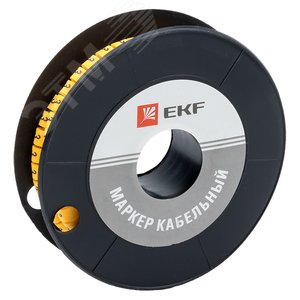 Маркер кабельный 2.5кв.мм 3 (1000ед) (ЕС-1) plc-KM-2.5-3 EKF