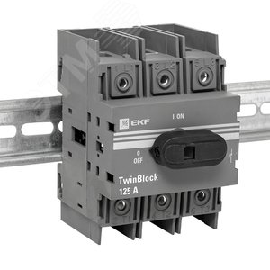 Рубильник 125A 3P c рукояткой управления для прямой установки TwinBlock - фото 2
