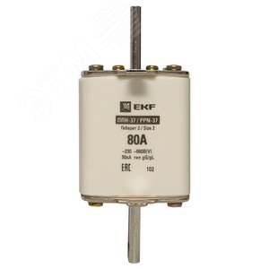 Вставка плавкая ППН-37 400/80А габарит 2 PROxima - фото 3