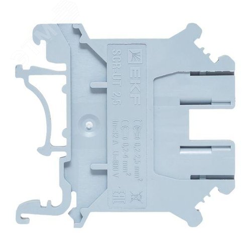 Клемма проходная винтовая UT 2.5 мм2 серая EKF - фото 5