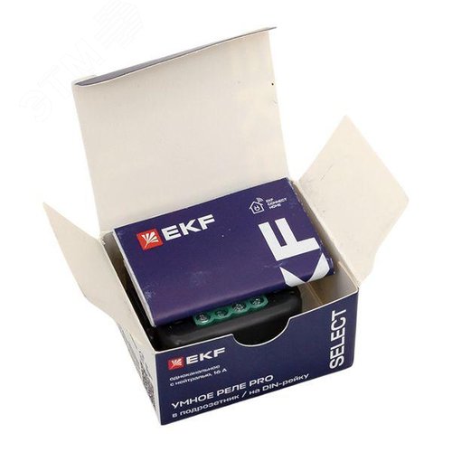 Умное реле в подрозетник 1-канальное с нейтралью 16А Zigbee EKF Connect Select PRO - фото 11