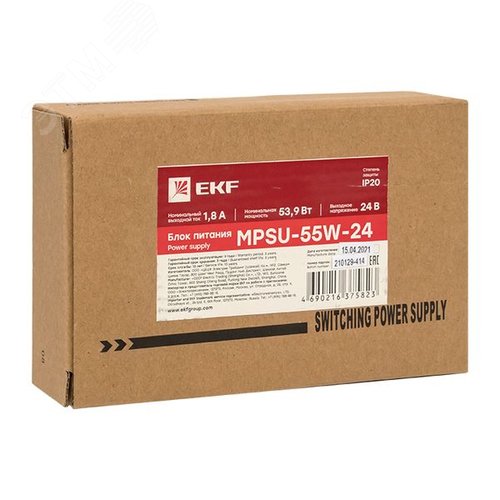 Блок питания 24В с функцией ИБП MPSu-55W-24 PROxima - фото 2