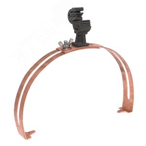 Держатель коньковый регулируемый большой с пластиковым фиксатором 230-350мм Cu PROxima - фото 1