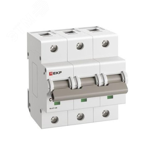 Изображение товара Выключатель автоматический ВА 47-125 3P 32А (C) 15кА PROXIMA (шт)