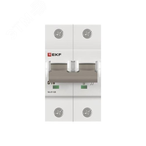 Выключатель автоматический ВА 47-125 2P 16А (D) 15кА PROXIMA - фото 3